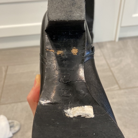 ESCADA Leather Knee-high Boots, Sz 39 - Picture 16 of 16